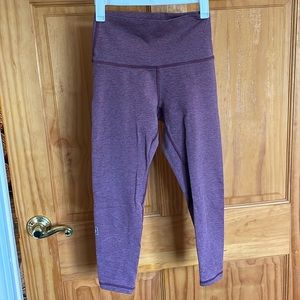 XS Fleo Heathered Mauve 21” Leggings